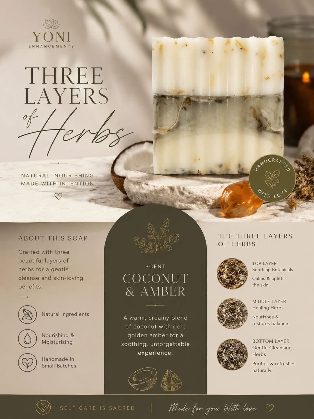 Coconut & Amber Soap